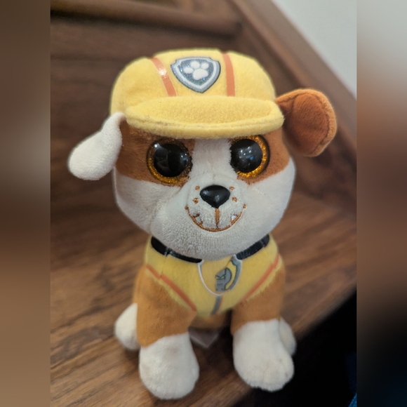 PAW Patrol Bundle Blue Backpack with Plush Rubble, & Chase & Marshall Pez - Picture 4 of 16